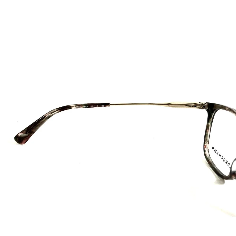 Longchamp Eyeglasses Frames LO2683 306 Tortoise Gold Cat Eye Full Rim 49-17-140